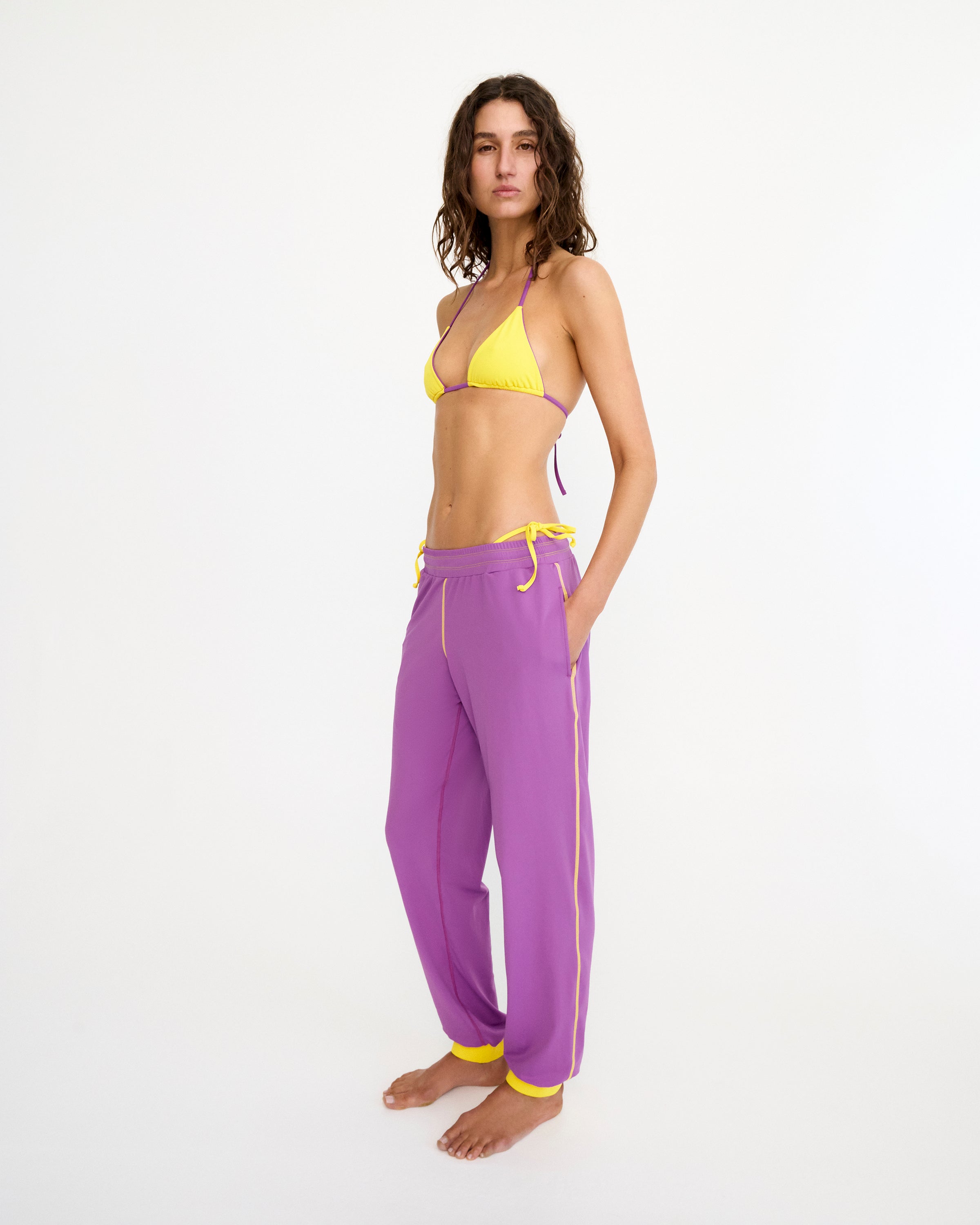 Boyfriend Track Pant - Heather/ Summer