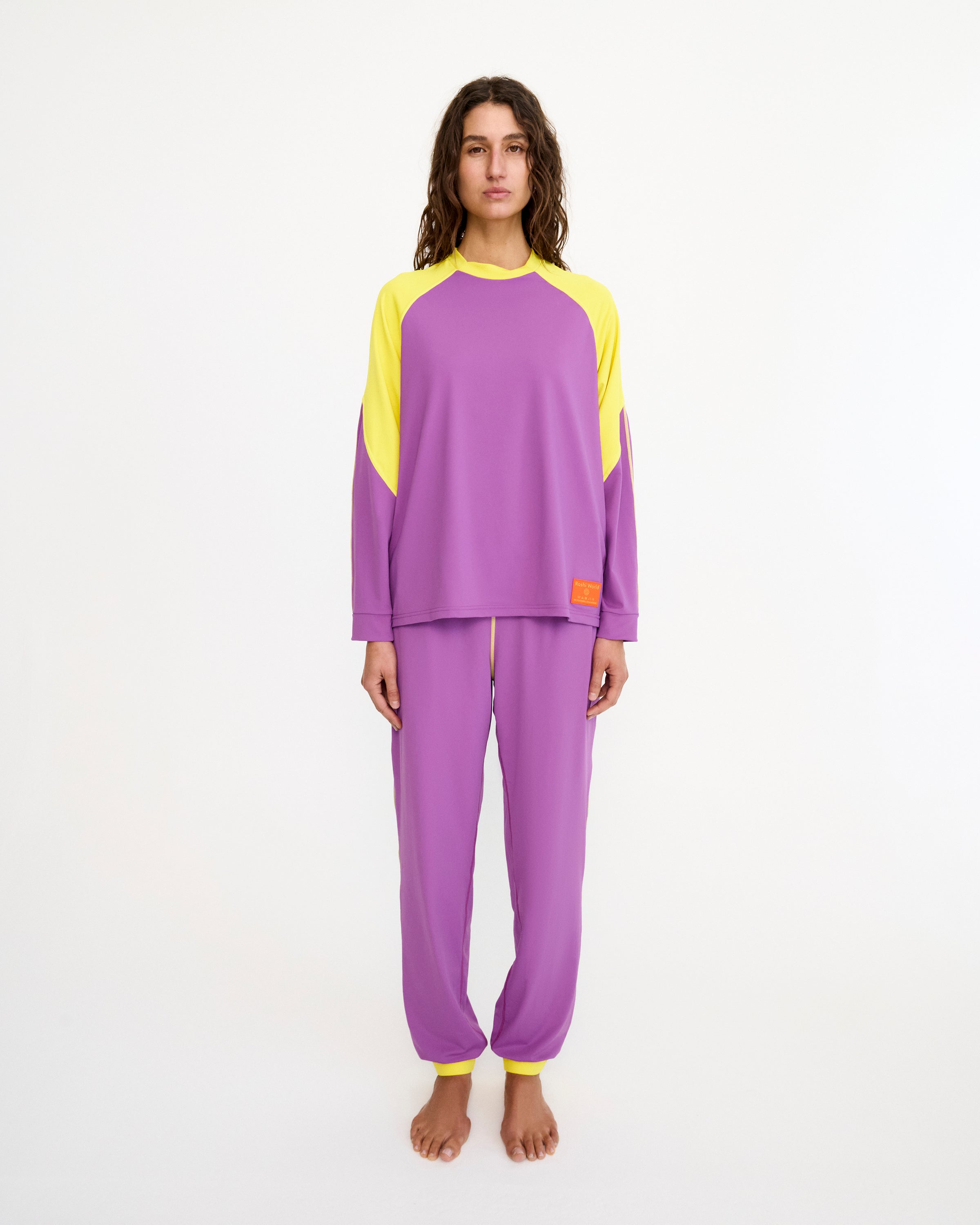 Boyfriend Track Pant - Heather/ Summer