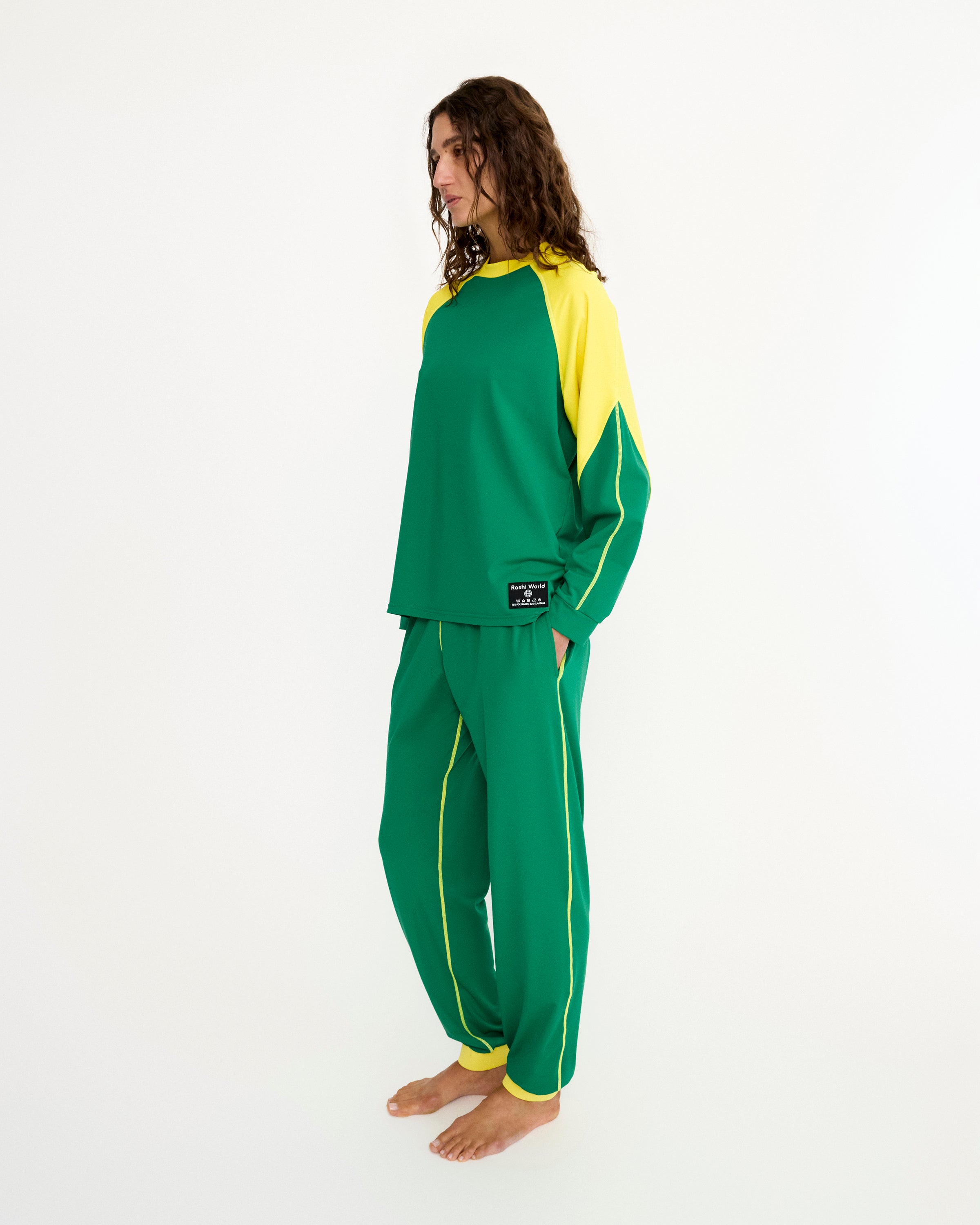 Boyfriend Track Pant - Iguana / Summer