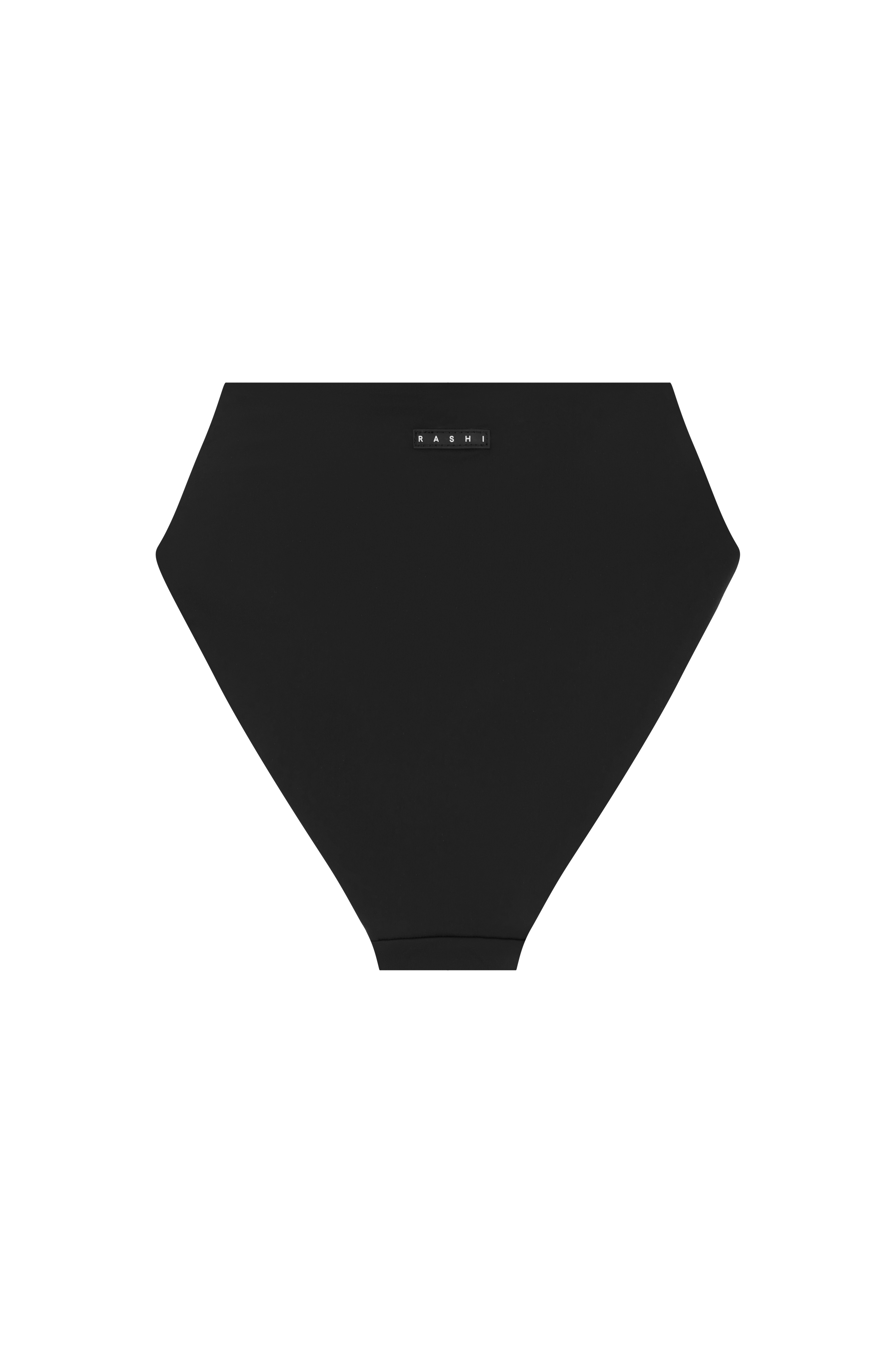 High Waist Bikini Bottoms - Nero