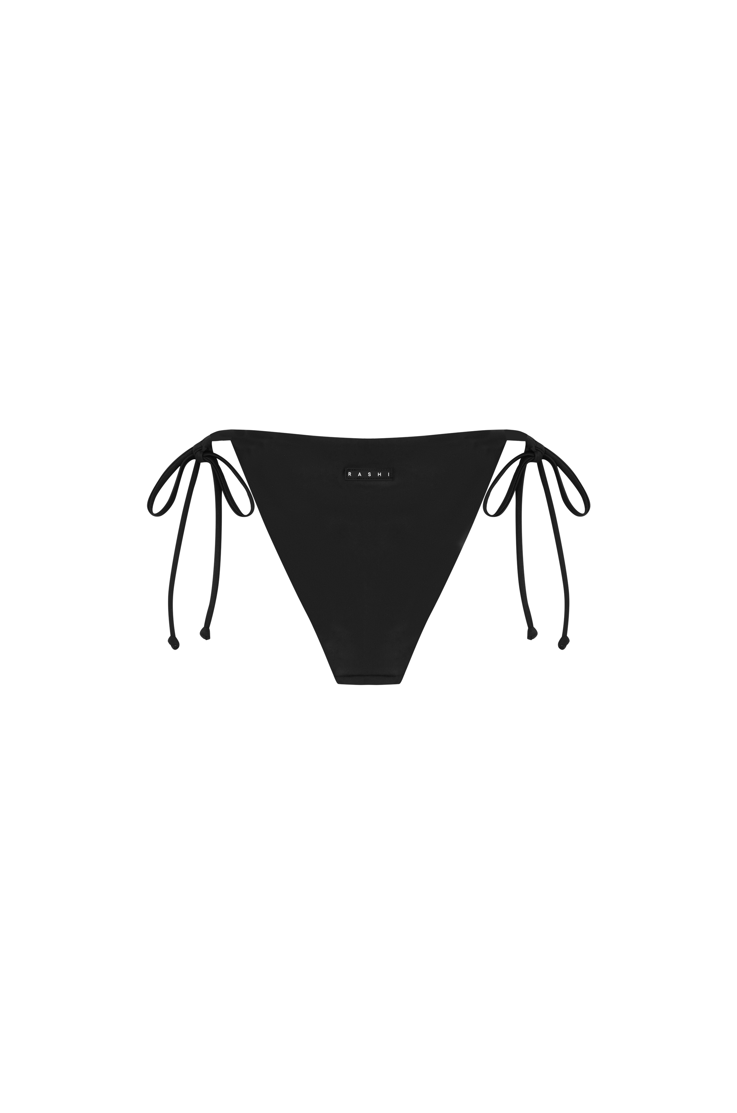 String Bikini Bottom - Nero