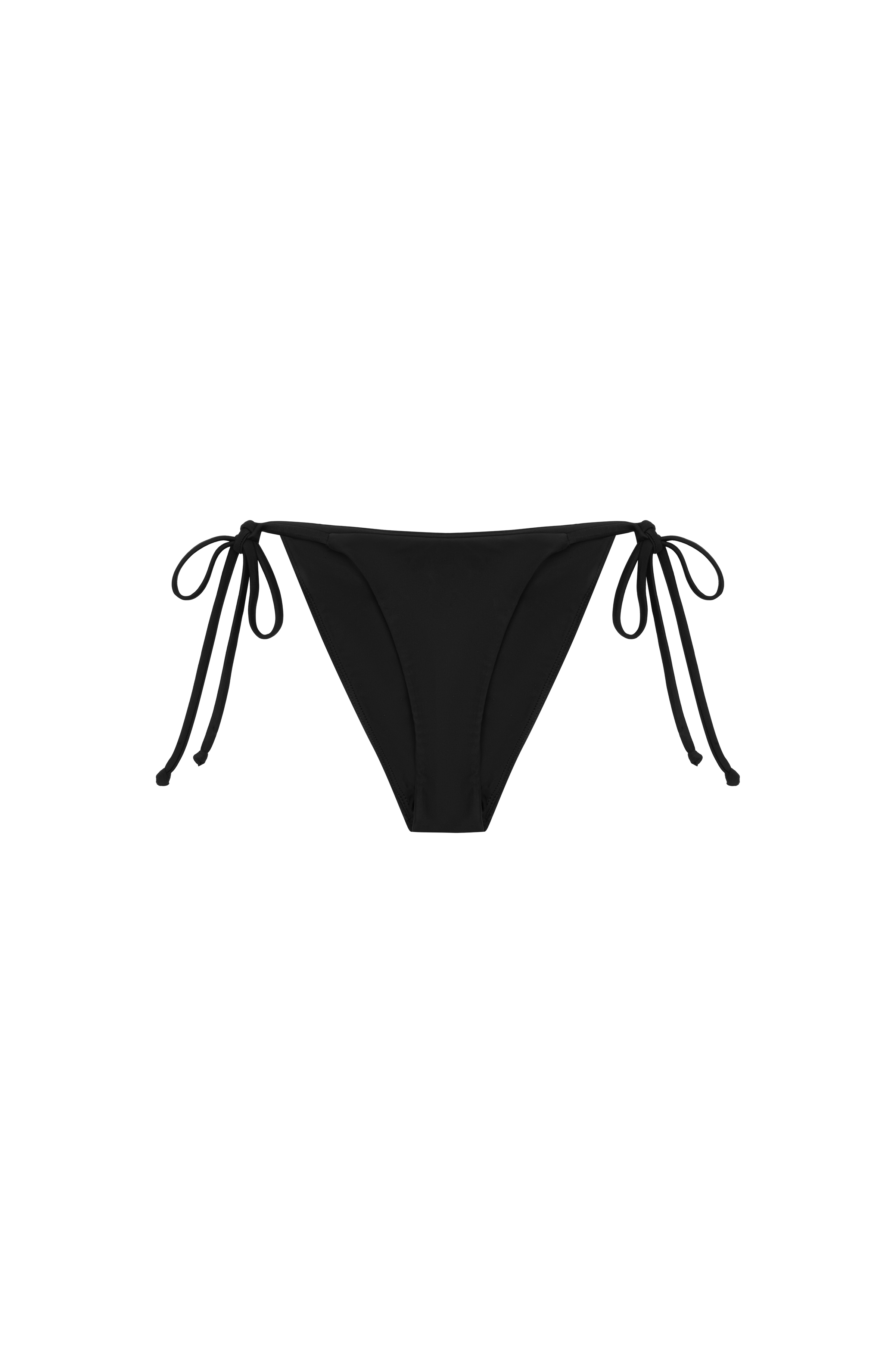 String Bikini Bottom - Nero