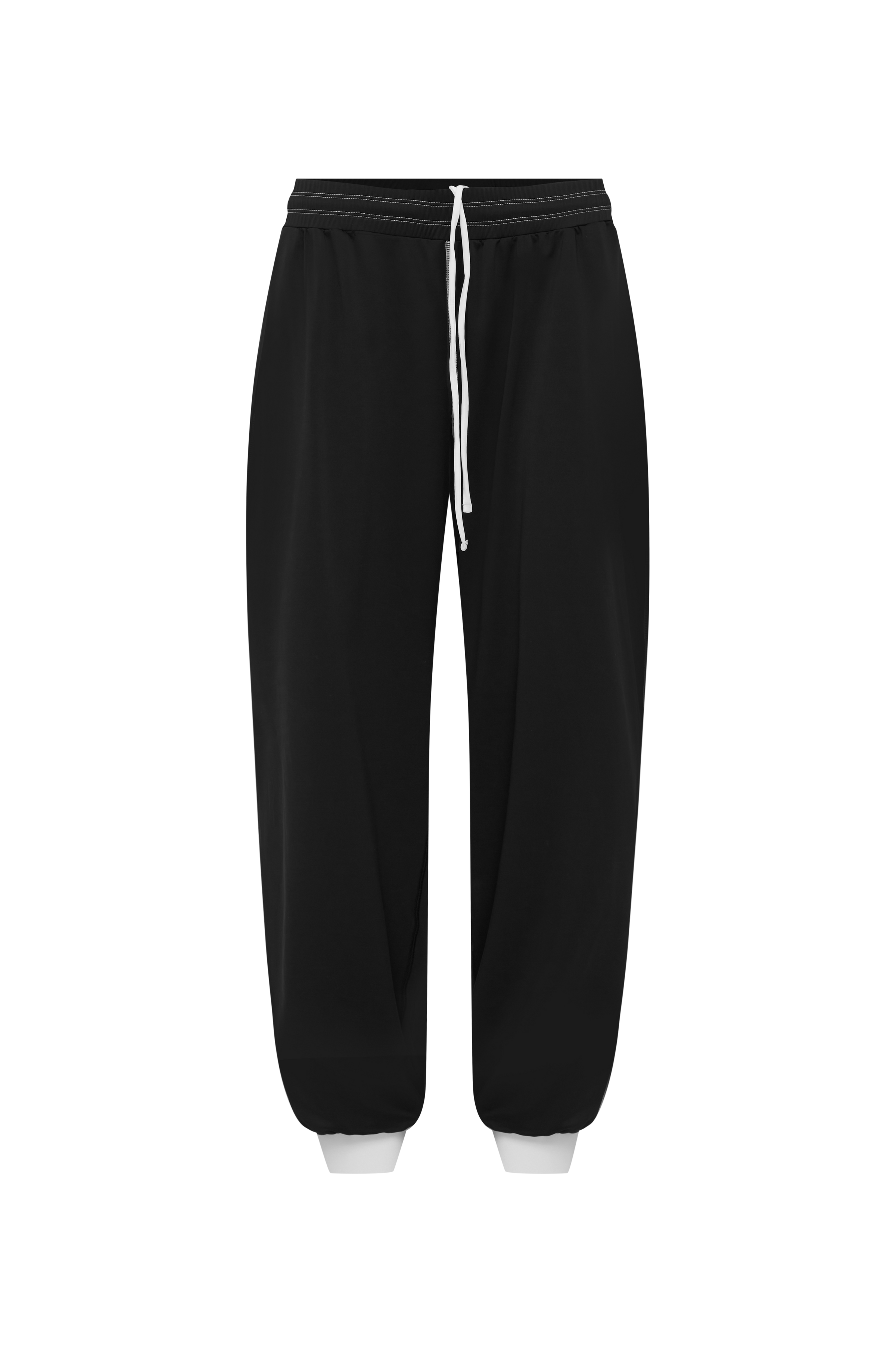 Boyfriend Track Pant - Nero / Bianco