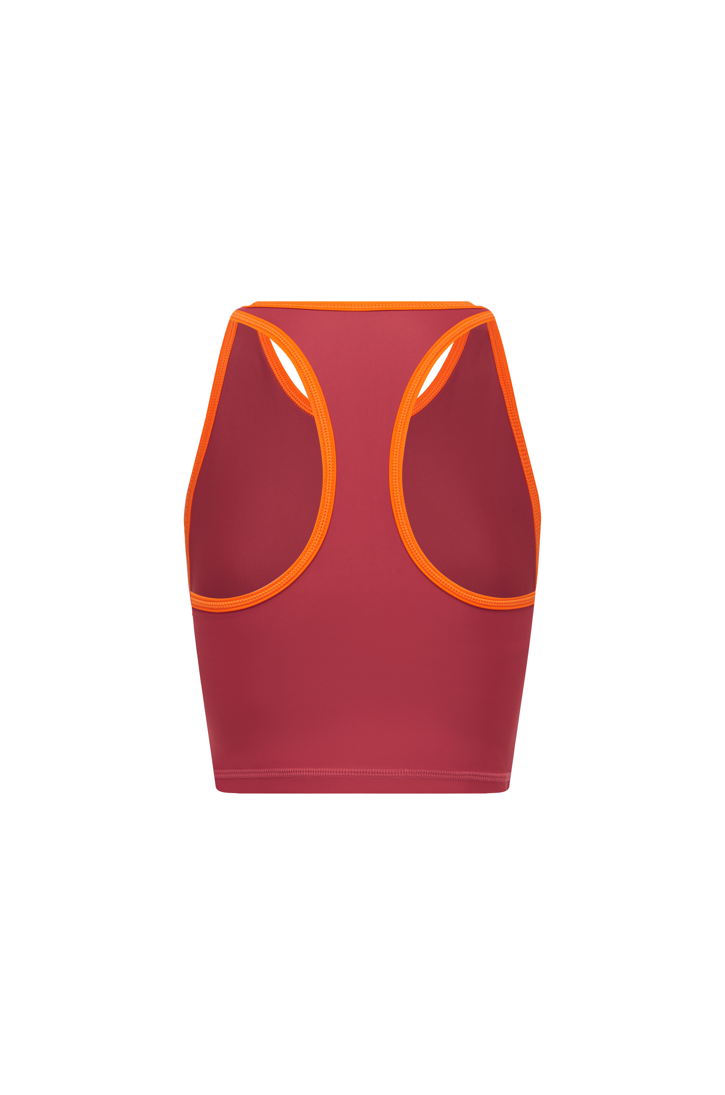 Racer Back Tank with Built in Bra - Latino / Vibes