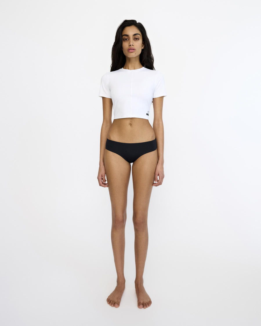 Low Waist Bikini Bottom - Rashi X Alex Eagle - Nero