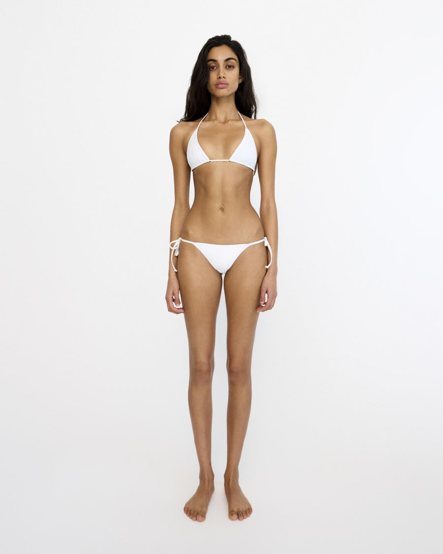 Triangle Bikini Top - Rashi x Alex Eagle - Bianco / Nero