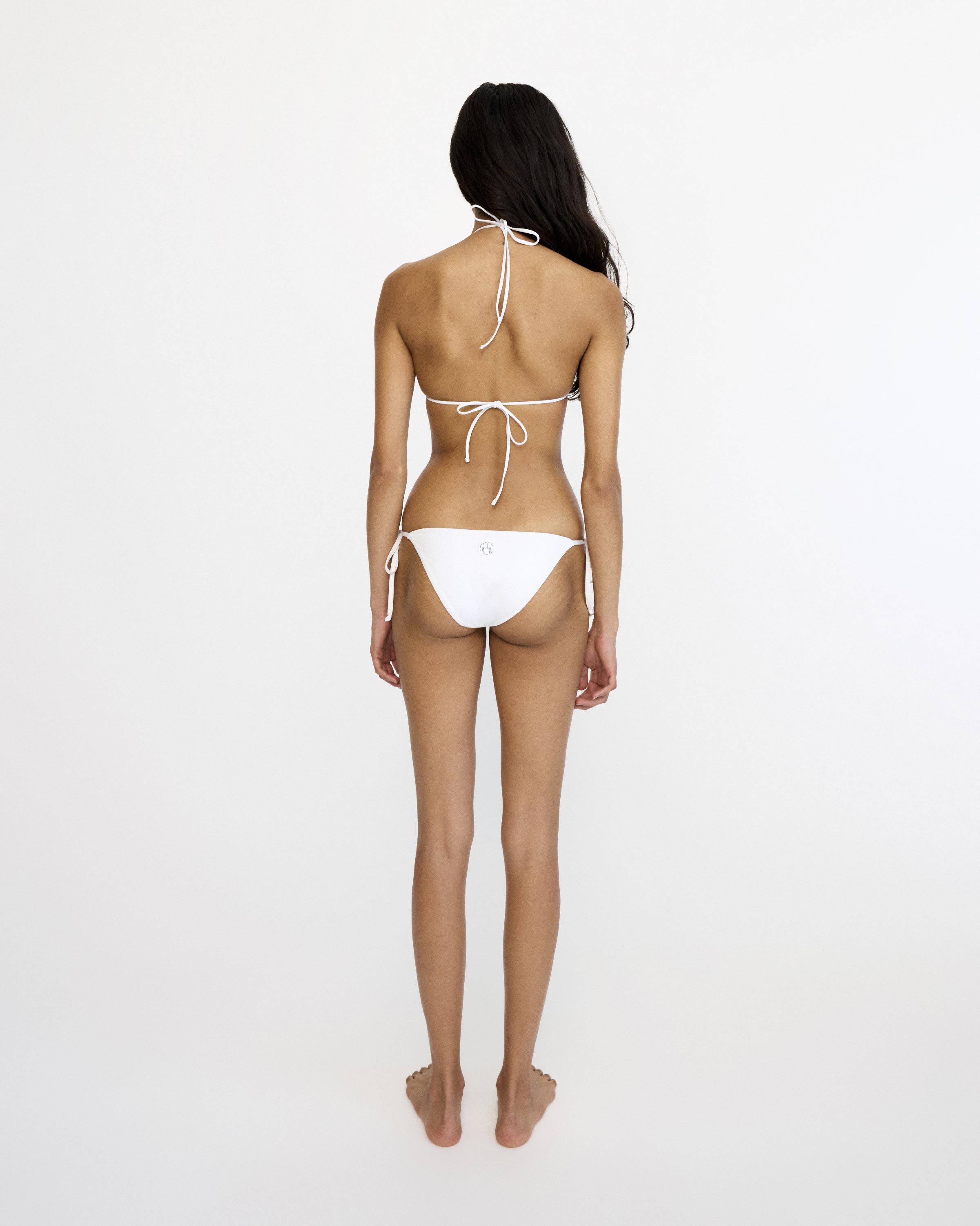 Triangle Bikini Top - Rashi x Alex Eagle - Bianco / Nero