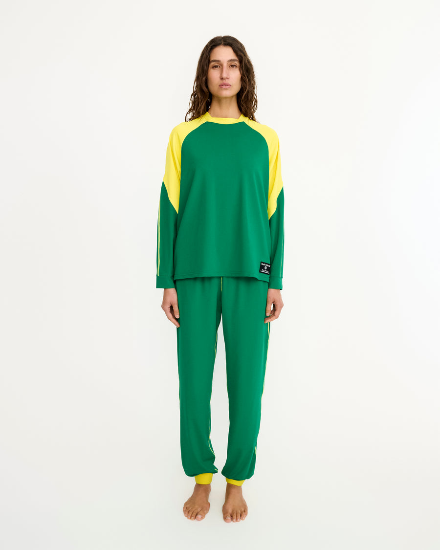 Boyfriend Track Pant - Iguana / Summer