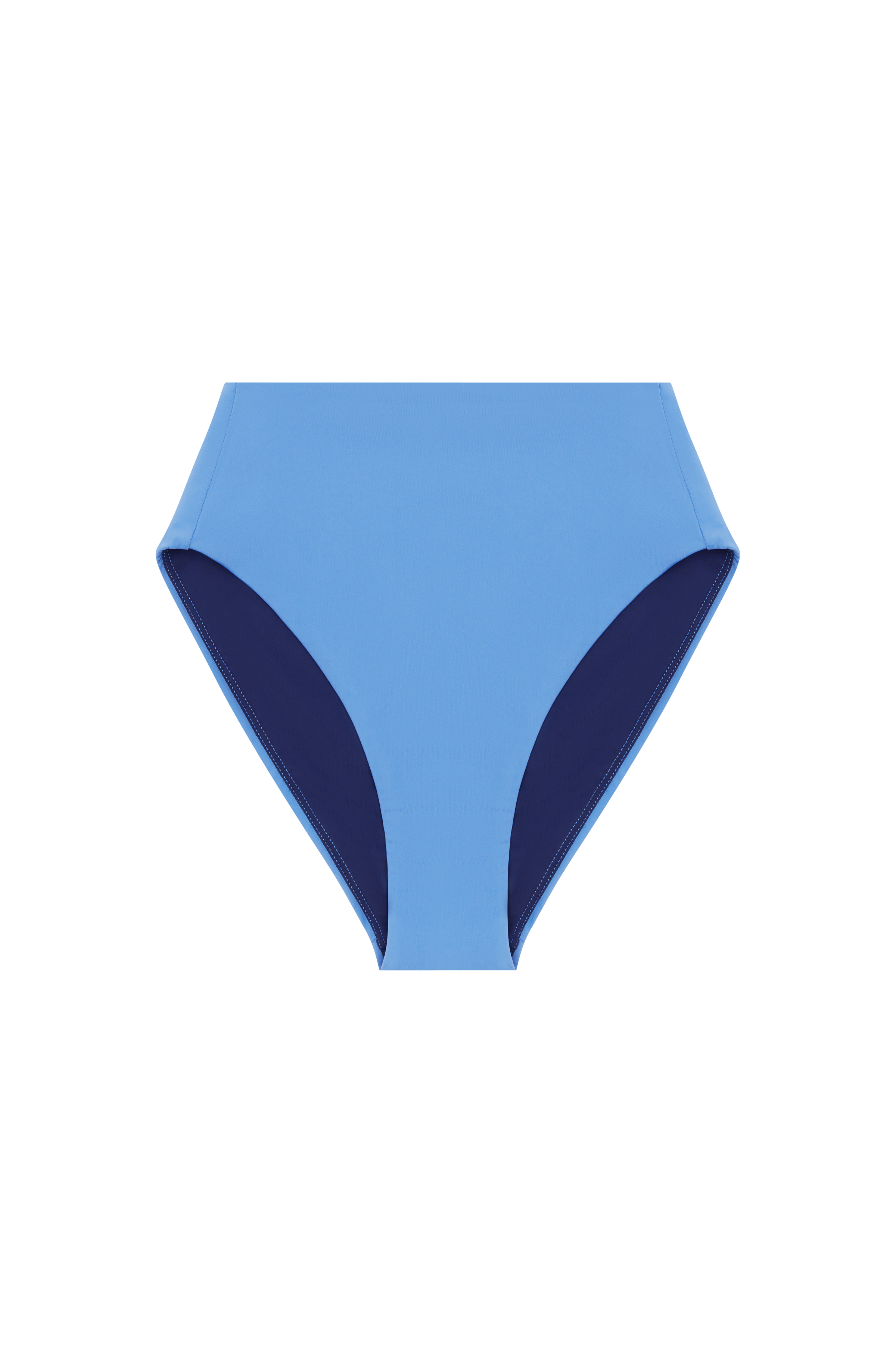 High Waist Bikini Bottoms - Boyfriend / Police