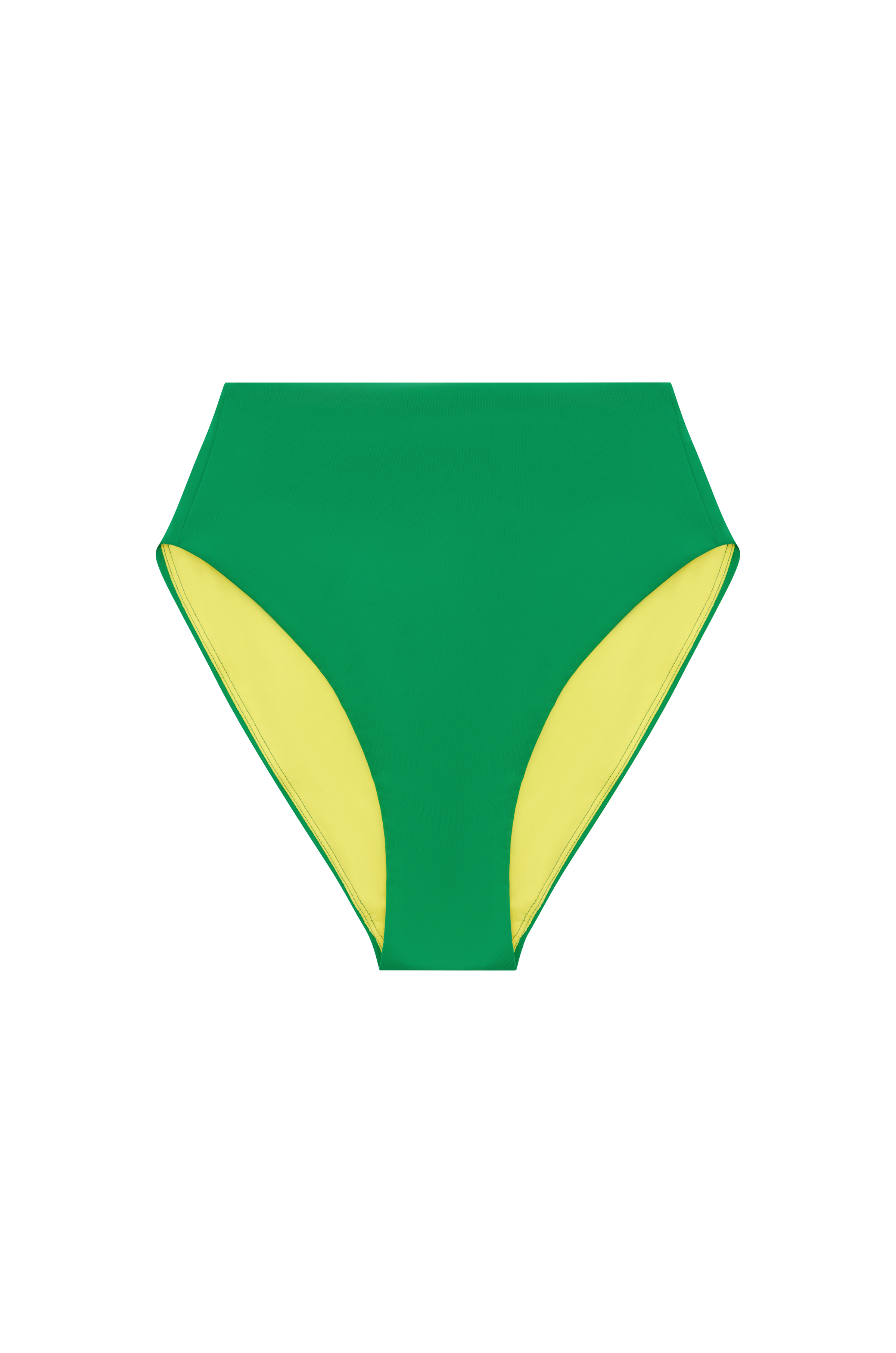 High Waist Bikini Bottoms - Iguana / Summer