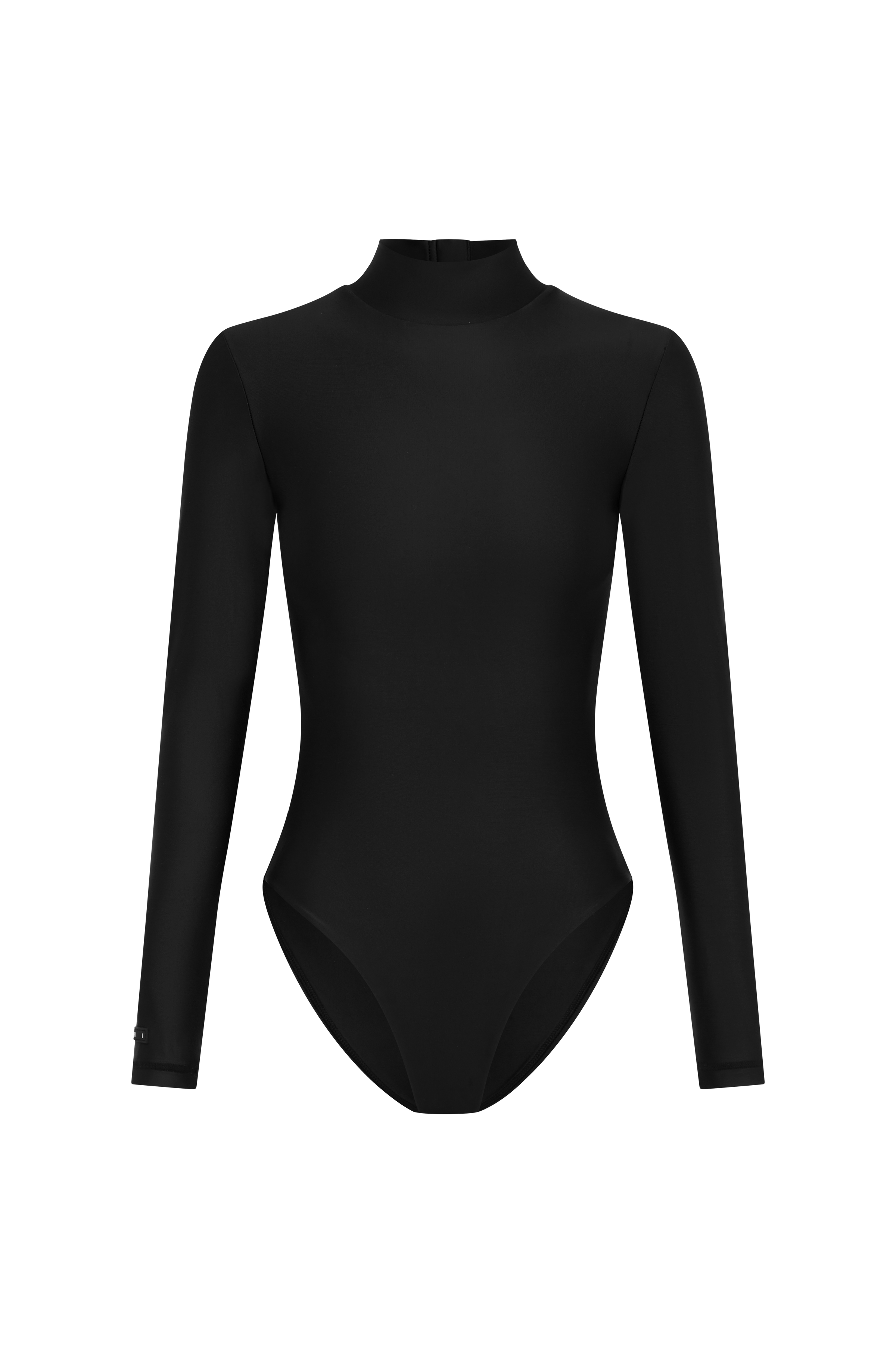 Long  Sleeve Bodysuit - Nero / Bianco