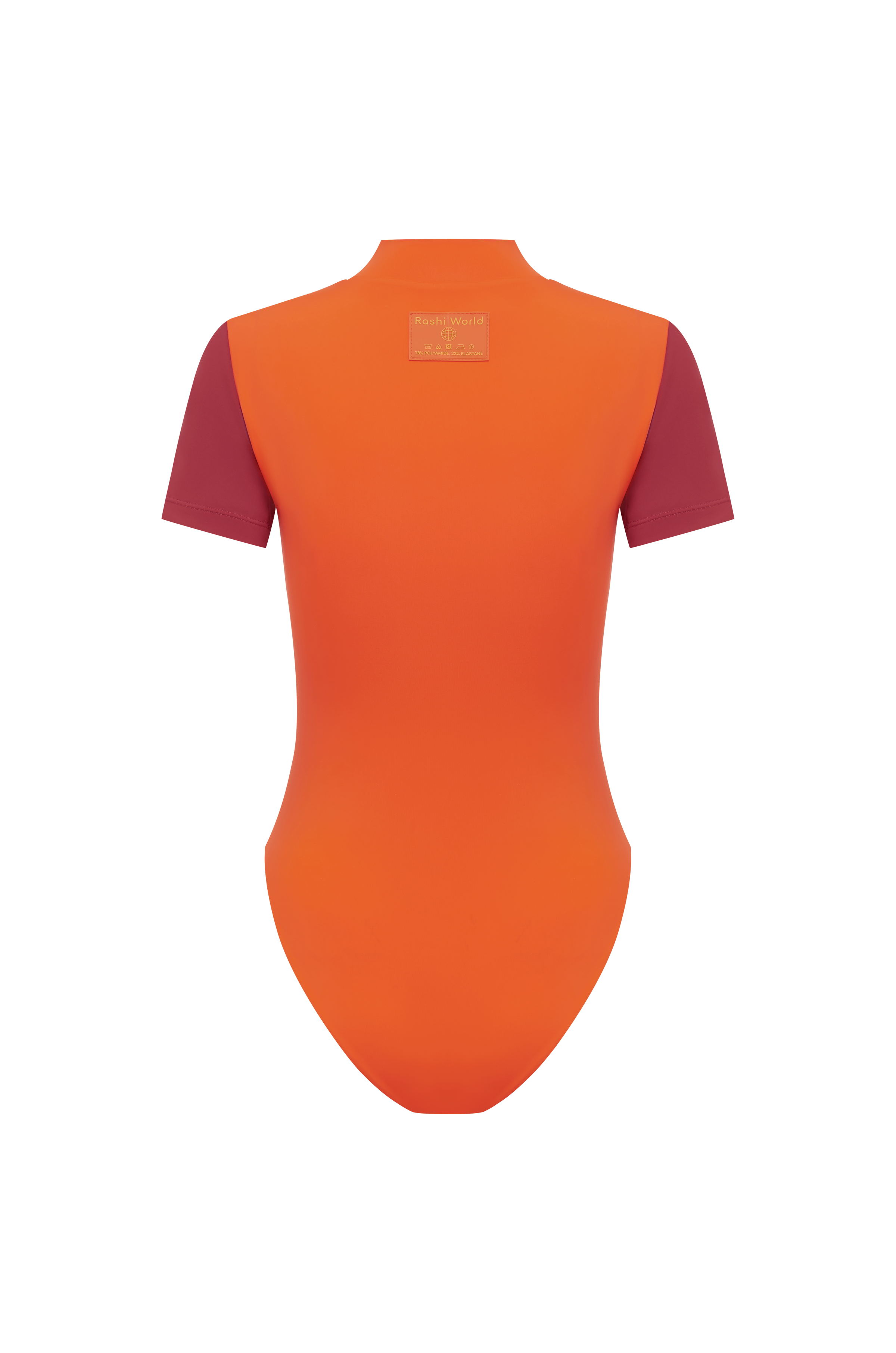Short Sleeve Bodysuit Front Zip - Latino / Vibes