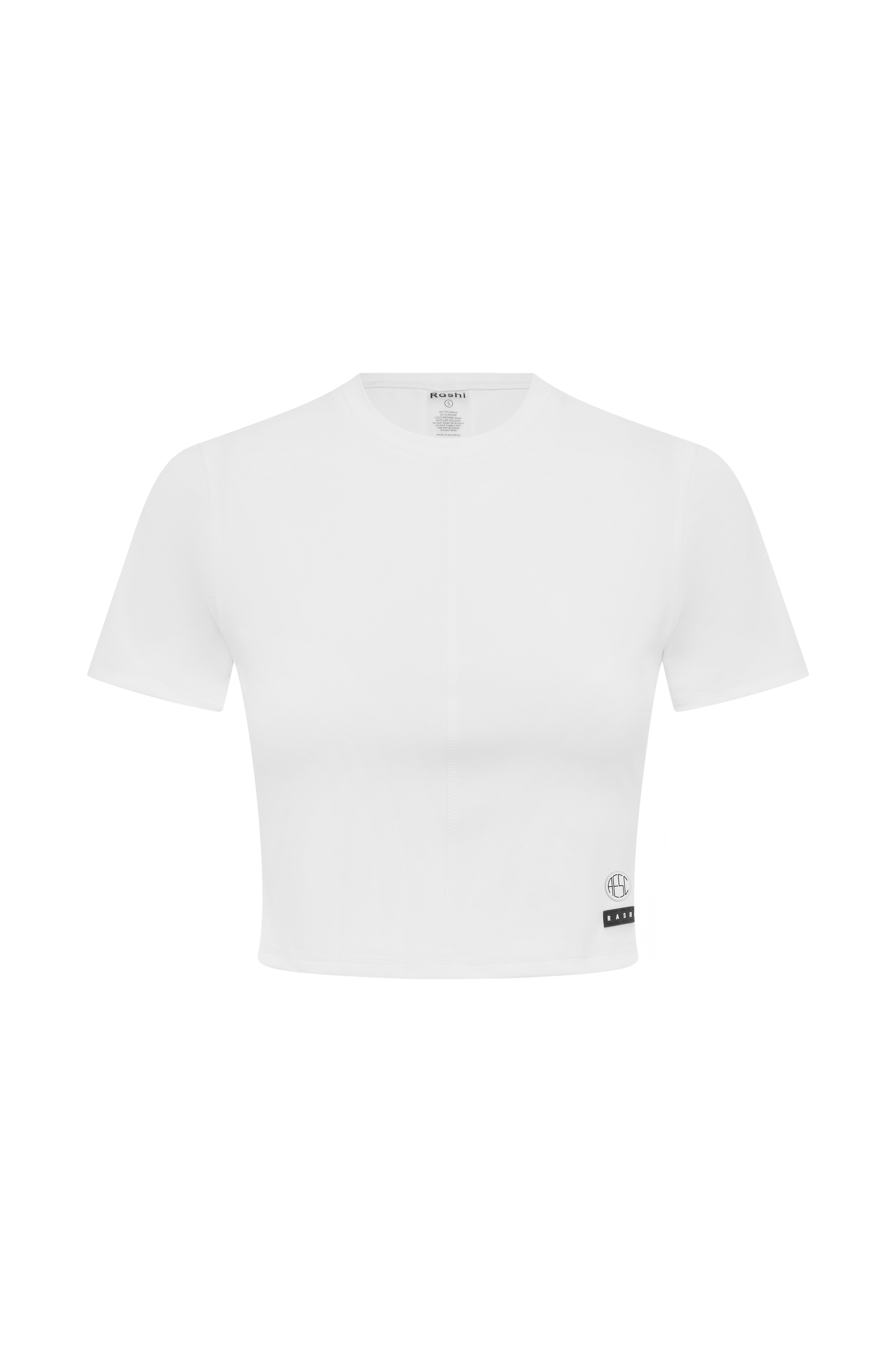 Short Sleeve Cropped T - Rashi x Alex Eagle - Bianco