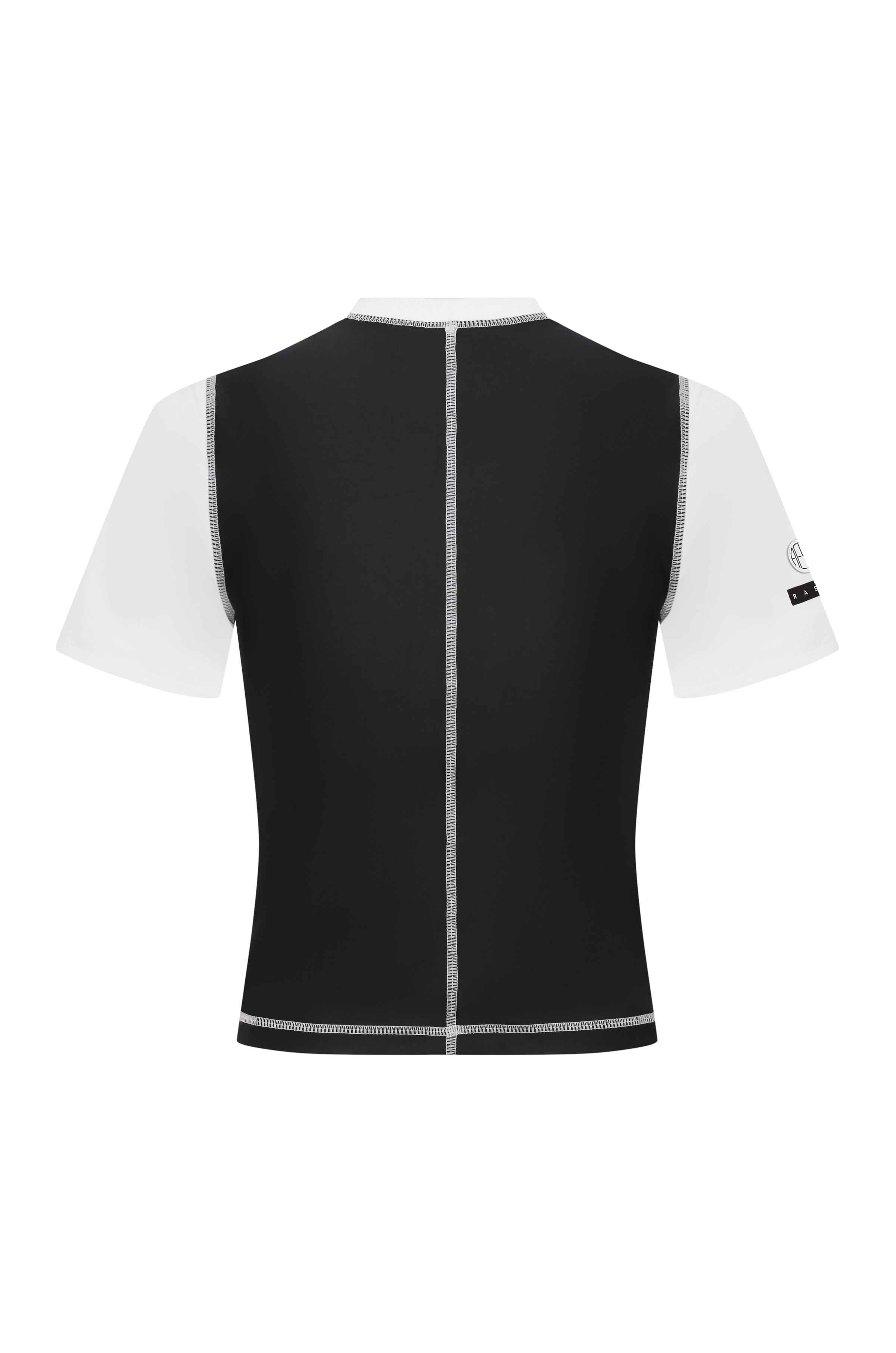 Short Sleeve Ringer Rashi - Rashi x Alex Eagle - Nero / Bianco