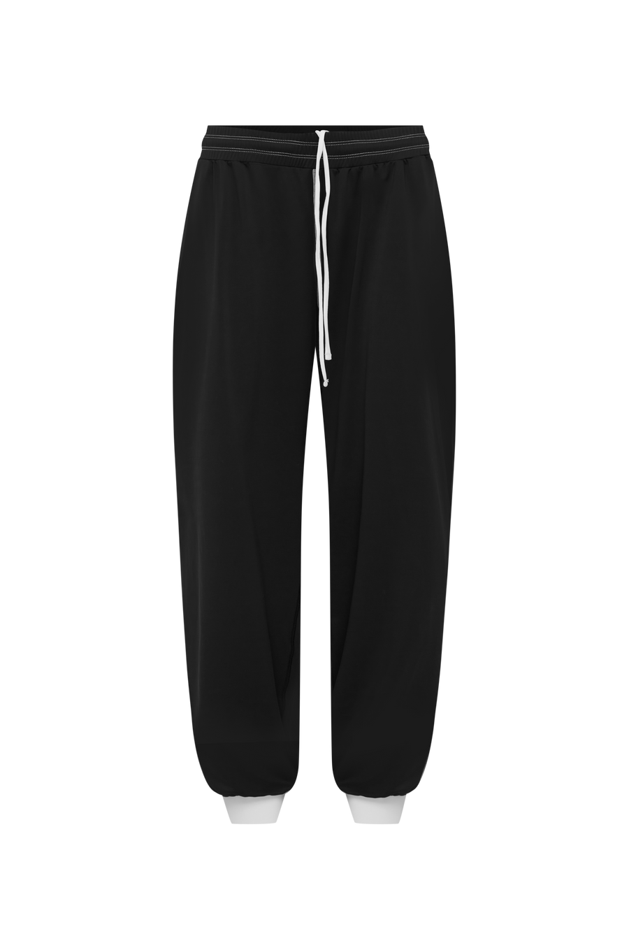 Boyfriend Track Pant - Nero / Bianco