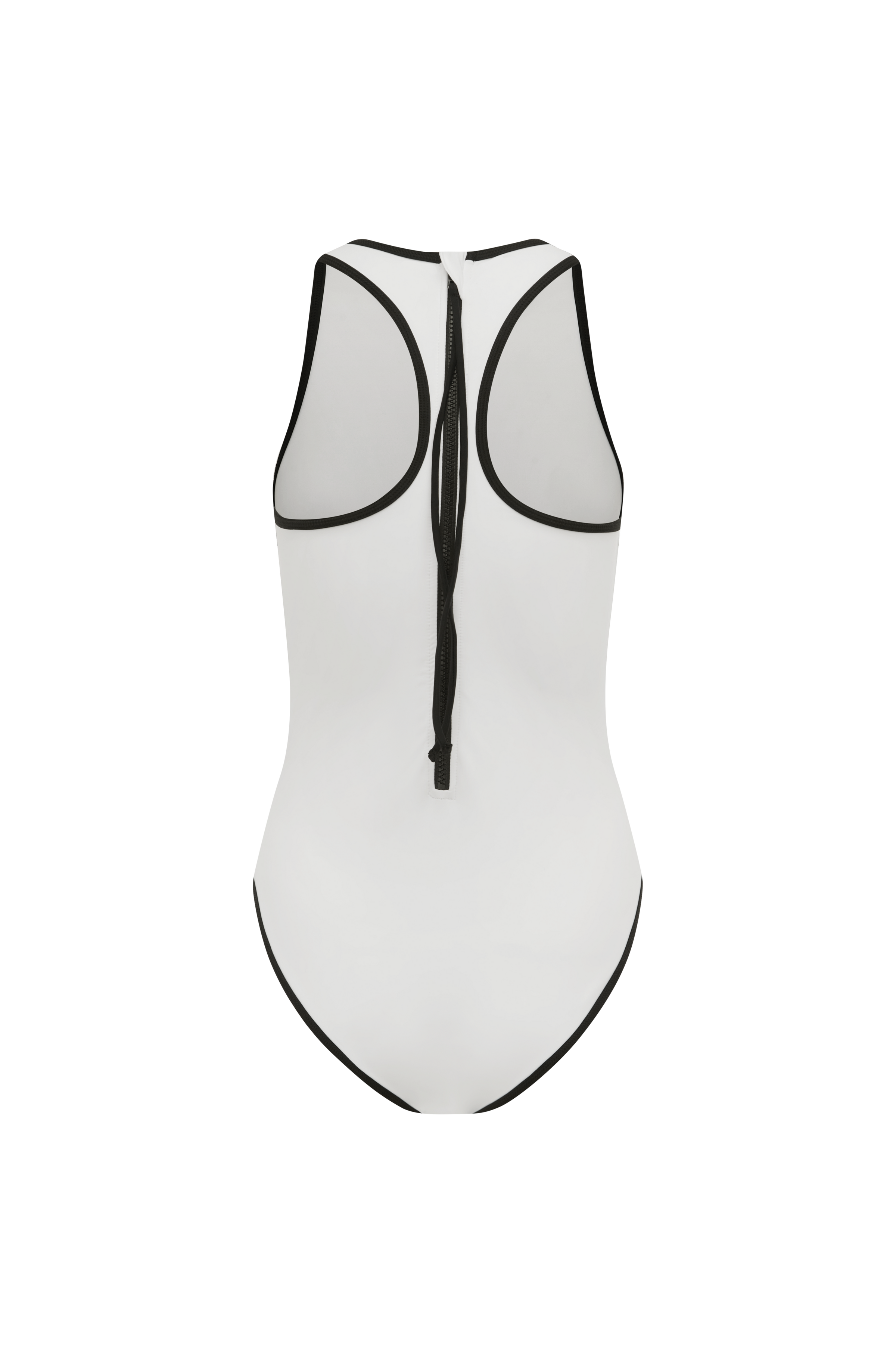 One Piece Swimsuit - Rashi x Alex Eagle - Bianco / Nero