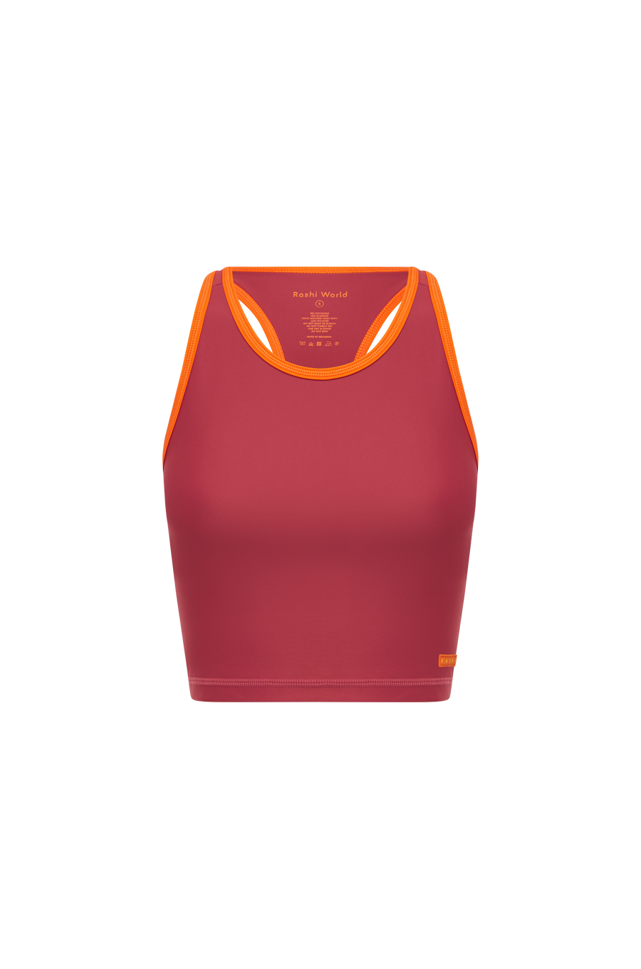 Racer Back Tank with Built in Bra - Latino / Vibes