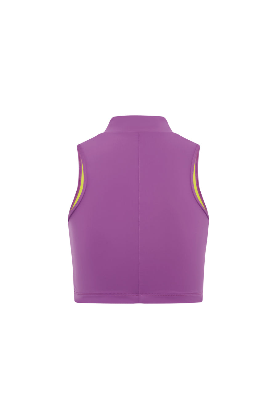 Mock Neck Vest Tank - Heather / Summer