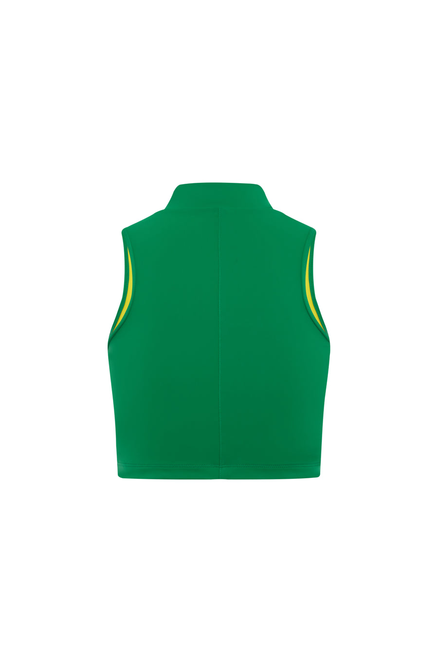 Mock Neck Vest Tank - Iguana / Summer