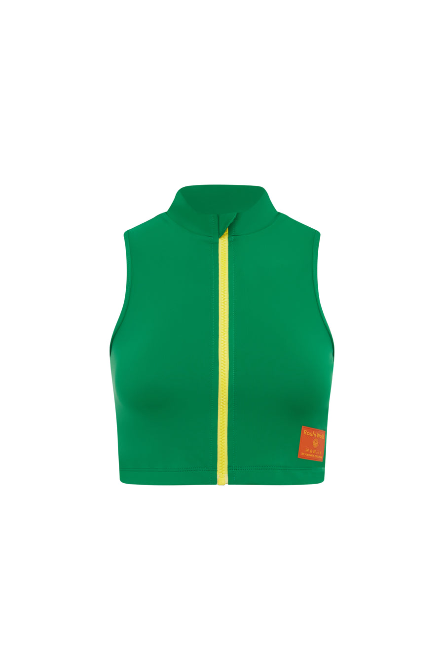 Mock Neck Vest Tank - Iguana / Summer